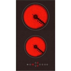 Arielli AE-322S Domino Κεραμική Εστία Αυτόνομη με Λειτουργία Κλειδώματος 28x52εκ.